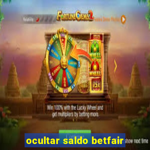 ocultar saldo betfair